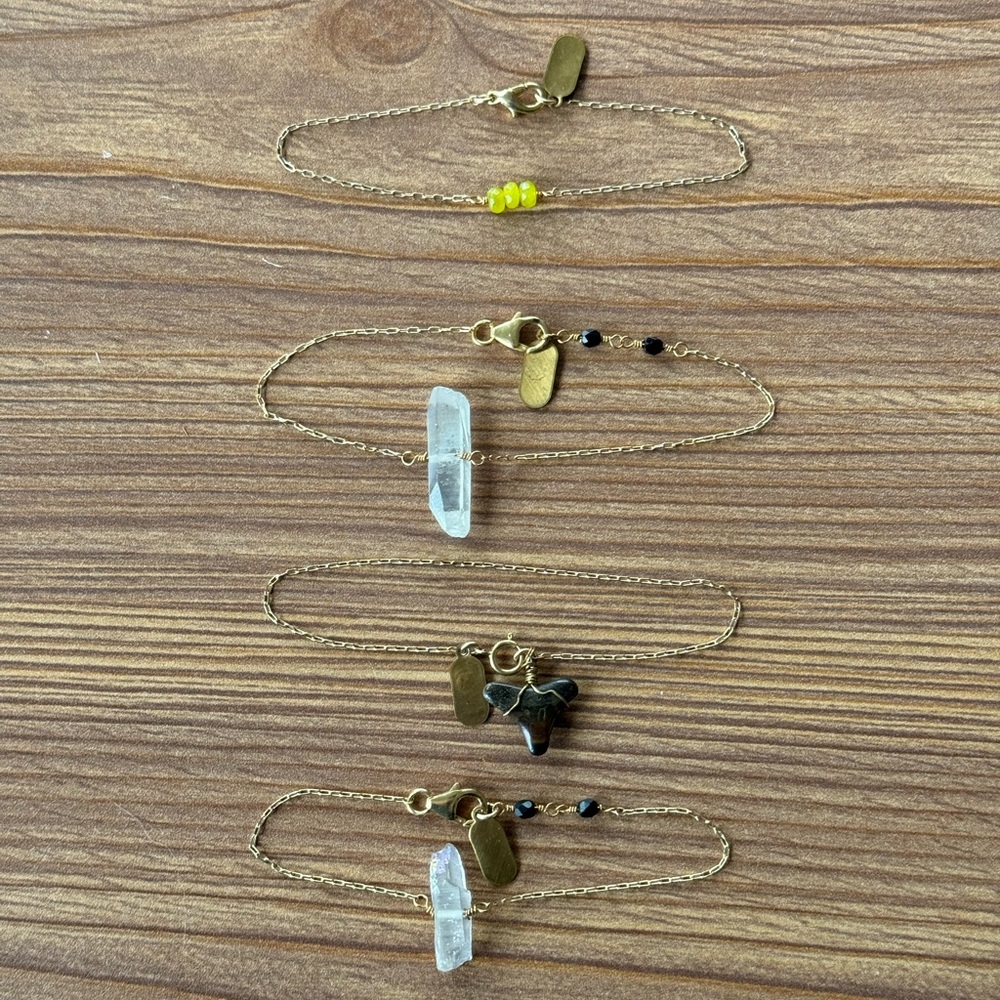 handmade gold filled bracelets